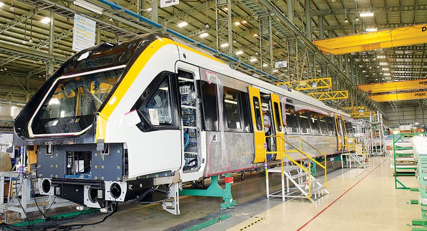 Industrial rolling stock manufacturing