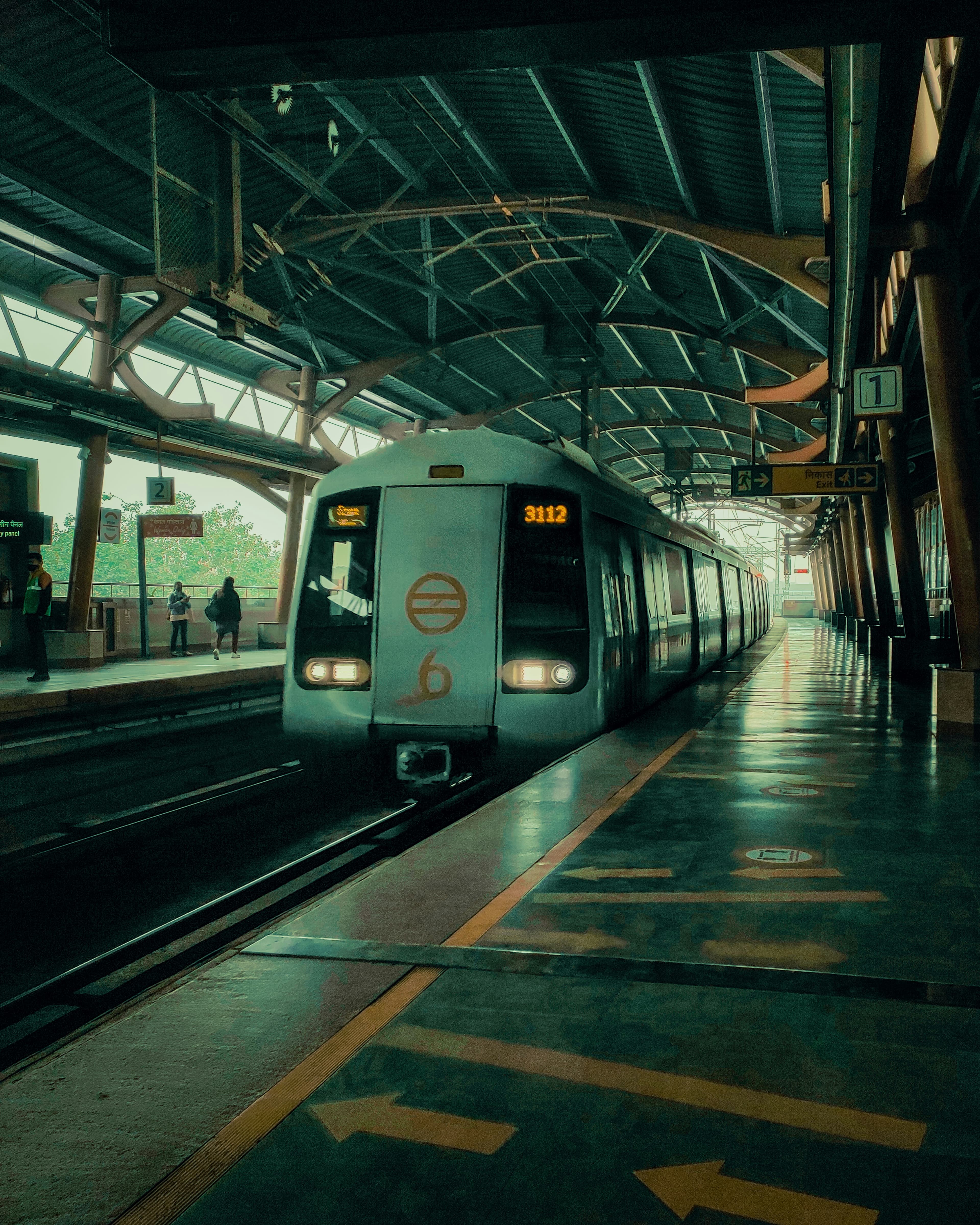 Modern train exterior